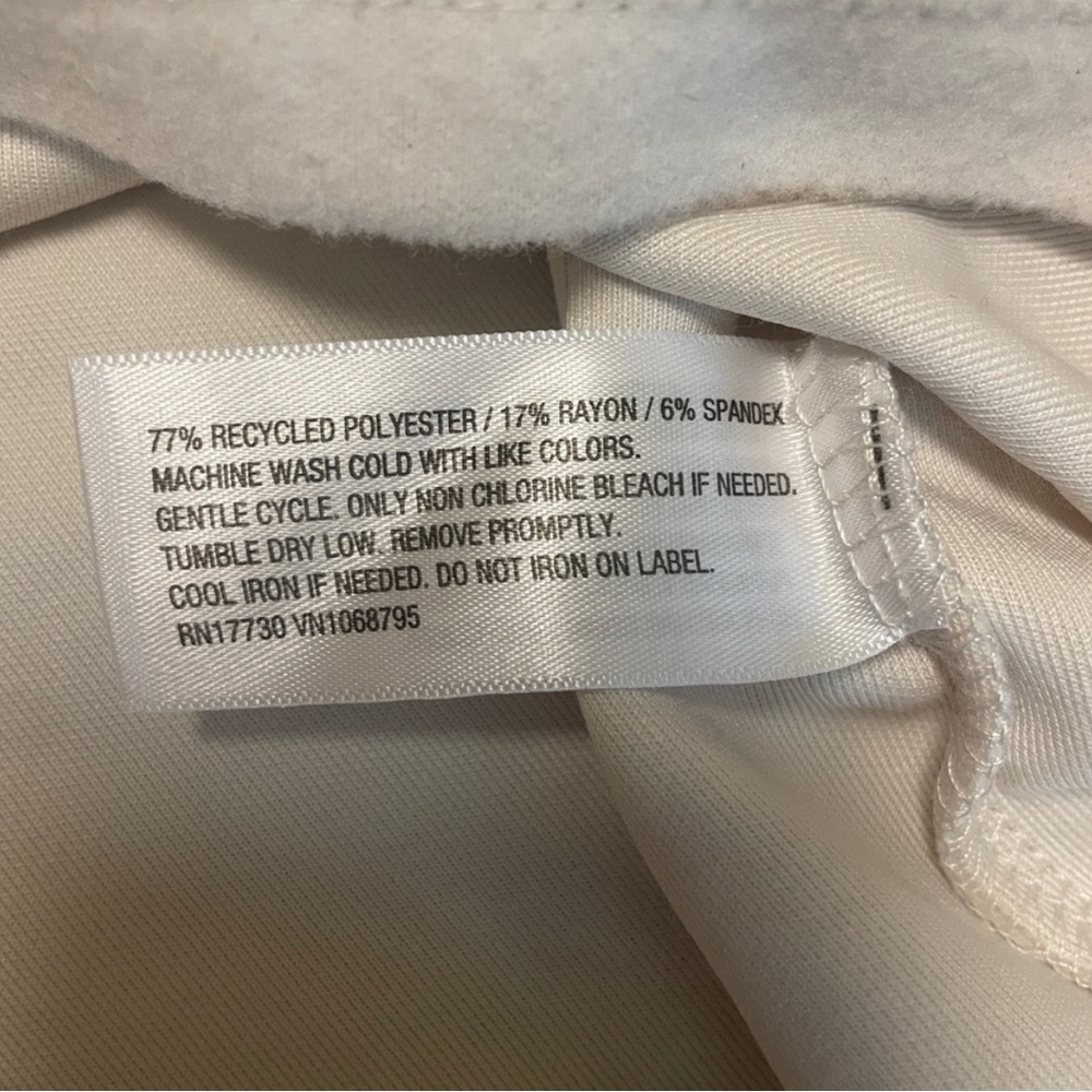 A New Day | Women’s Cream Micro Fleece Mock Neck Super Soft Sweater Size 1X - Picture 7 of 9